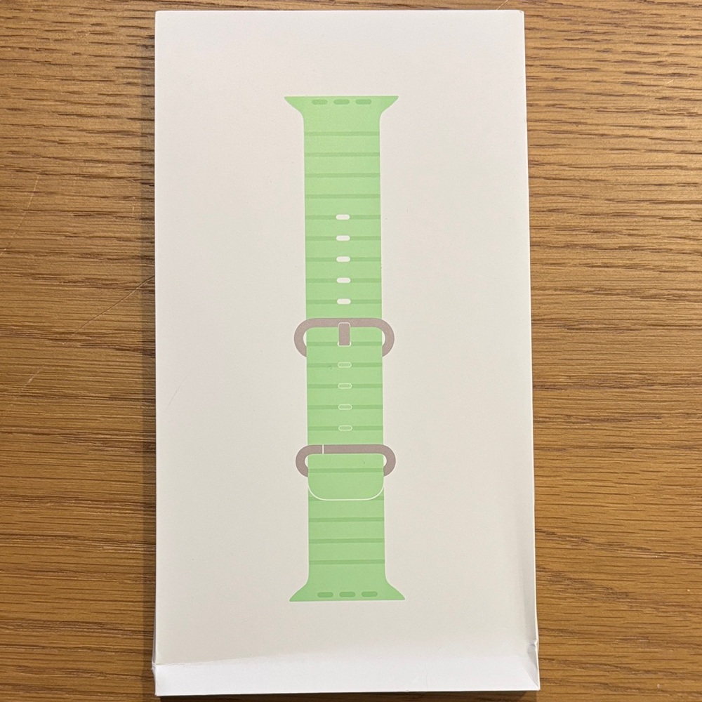 Apple Light Green Silicone Watch Band